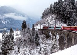 Experience Switzerland’s Winter Wonderland Onboard the Glacier Express