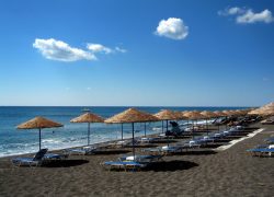 The Beaches of Santorini Greece – Perissa Beach