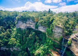 Road to the Blue Mountains in Australia